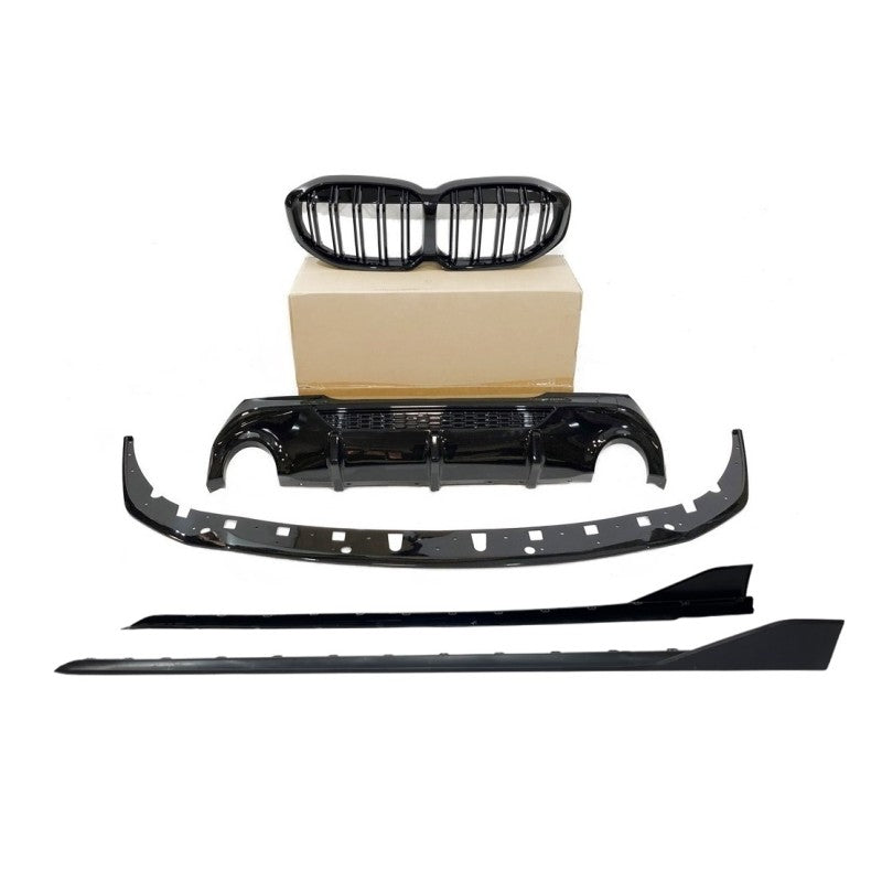 Body Kit BMW Serie 1 F40 Look M Performance Nero lucido e opaco BMW Serie 1 F40
