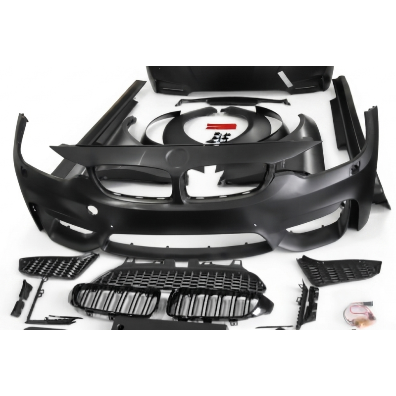 Body Kit BMW Serie 3 F30 Allargato Look M3 F80 BMW Serie 3 F30