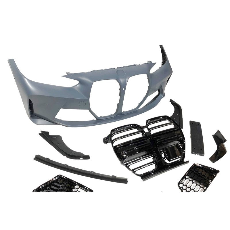 Body Kit BMW Serie 4 G22 Look M4 con Minigonne e Parafanghi BMW Serie 4 G22