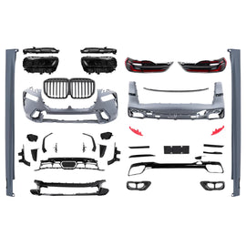 Body kit per BMW X7 G07 (2018-2022) conversione a G07 LCI 2023 M design