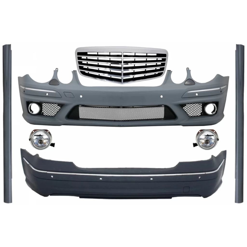 Body kit con Griglia centrale per Mercedes Classe E W211 (2002-2009) E63 design