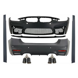 Body kit con doppio doppio Terminali di scarico per BMW F30 (2011-2019) EVO II M3 CS stile senza Fendinebbia
