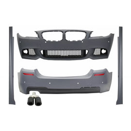 Body kit con Silenziatore di scarico terminale opaco Fibra di carbonio ingresso 5.8 cm lato sinistro per BMW Serie 5 F10