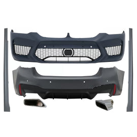 Body kit con Terminali di scarico cromato per BMW Serie 5 G30 (2017-2019) M5 design