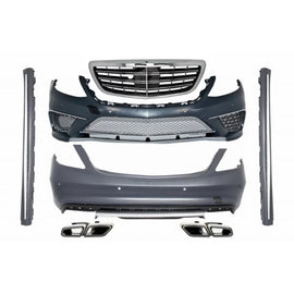 Body kit con Terminali di scarico per Mercedes W222 Classe S (2013-07.2017) S65 S63 design