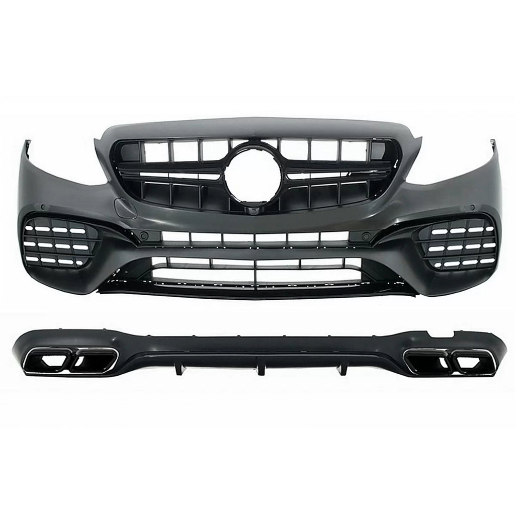 Body kit esterno per Mercedes Classe E W213 (2016-2019) E63 design Terminali di scarico