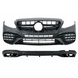 Body kit esterno per Mercedes Classe E W213 (2016-2019) E63 design Terminali di scarico