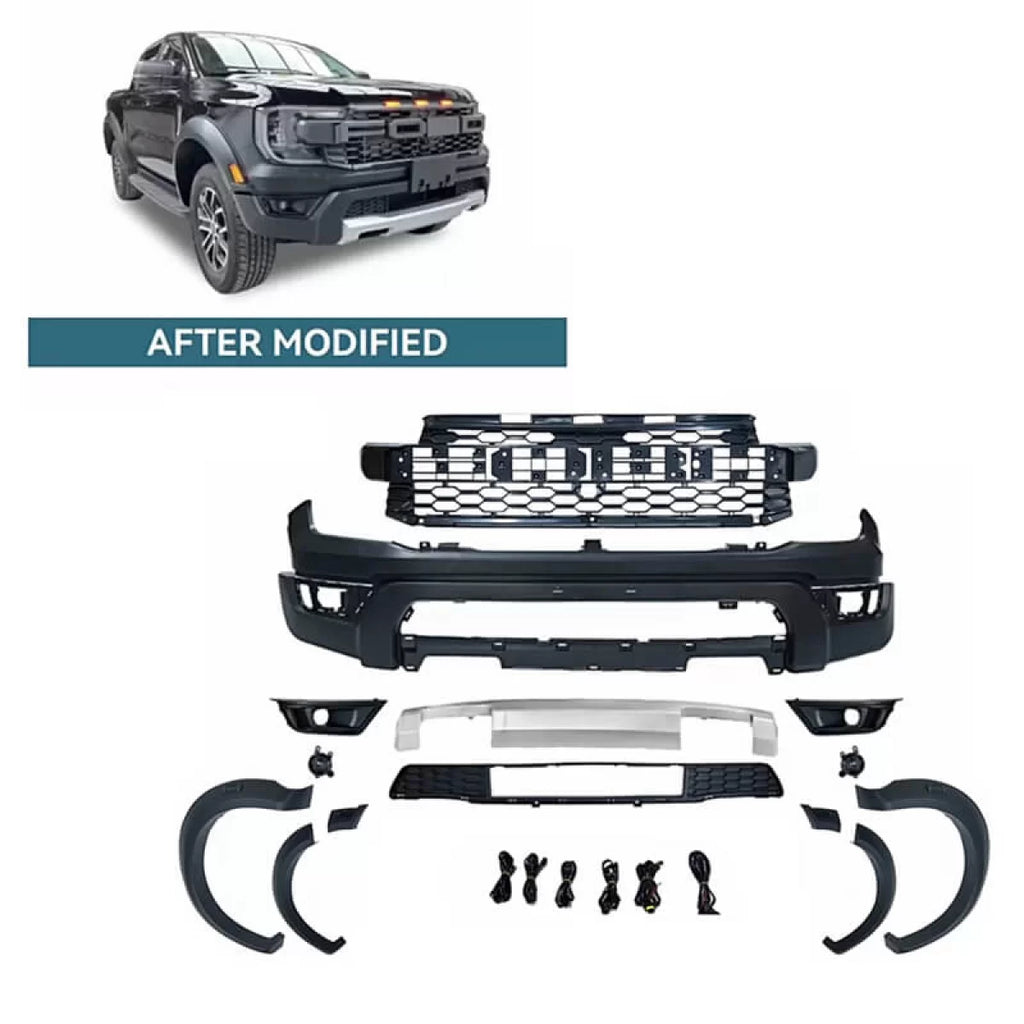 Body kit per Ford Ranger T9 2022+ conversione allo stile il "Raptor stile"