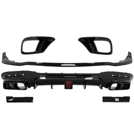 Body kit Paraurti anteriore Lip e aria diffusore per Mercedes Classe S W222 restyling S65 S63 (07.2017-08.2020) berlina