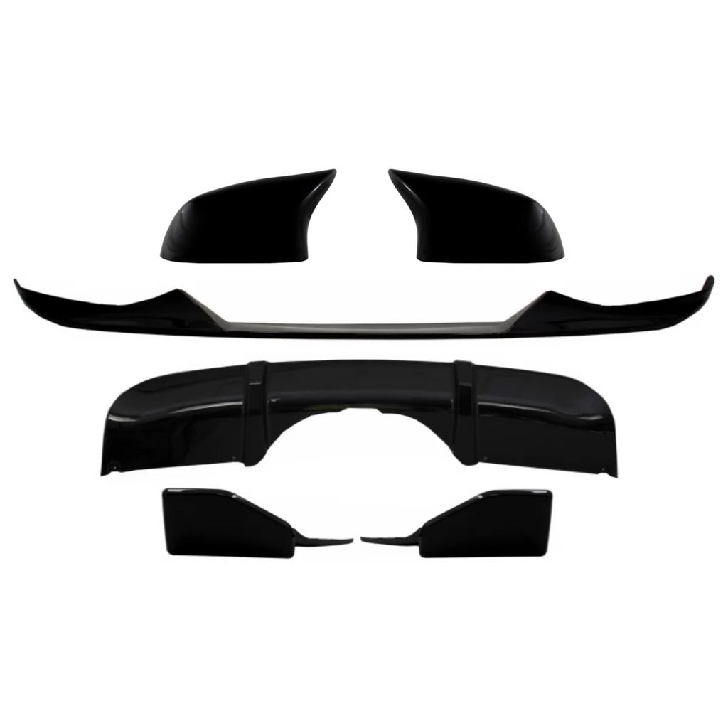 Body kit Paraurti anteriore Lip e aria diffusore e Calotte specchietti per BMW X5 F15 (2014-2018) Aero kit M Technik