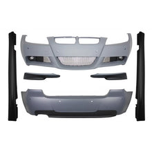 Carica l'immagine nel visualizzatore di Gallery, Body kit con Paraurti anteriore splitter Spoiler per BMW Serie 3 Touring E91 LCI (2008-2011) M-Technik M-Sport M-Tech