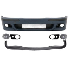 Body kit Paraurti anteriore Spoiler Fendinebbia trasparente/cromato coperture per BMW E39 Serie 5 95-03 M5 design