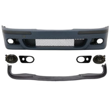 Carica l'immagine nel visualizzatore di Gallery, Body kit Paraurti anteriore Spoiler Fendinebbia fumé trasparente coperture per BMW E39 Serie 5 95-03 M5 design