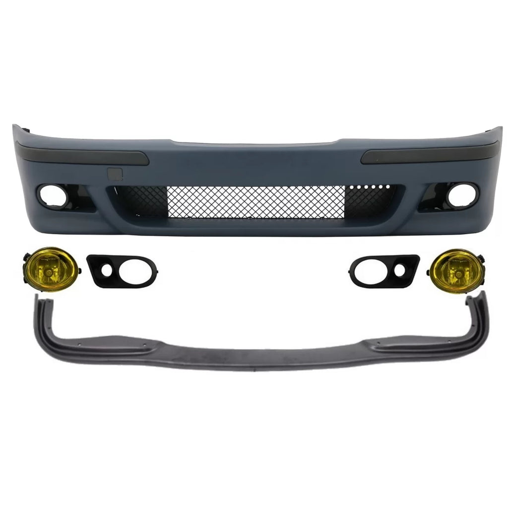 Body kit Paraurti anteriore Spoiler Fendinebbia giallo coperture per BMW E39 Serie 5 95-03 M5 design