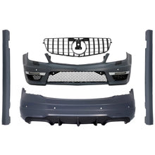 Body kit con Griglia anteriore per Mercedes Classe C W204 (2007-2014) restyling C63 GT-R Panamericana design