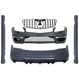 Body kit con Griglia anteriore per Mercedes Classe C W204 (2007-2014) restyling C63 GT-R Panamericana design