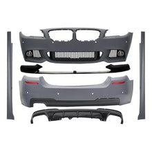 Carica l'immagine nel visualizzatore di Gallery, Body kit con Splitter anteriore e diffusore per BMW Serie 5 F10 (2011-2014) M-Performance design