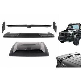 Body kit cofano presa d’aria Spoiler per Mercedes Classe G W465 (2024 e successivi) Dry carbonio B-design