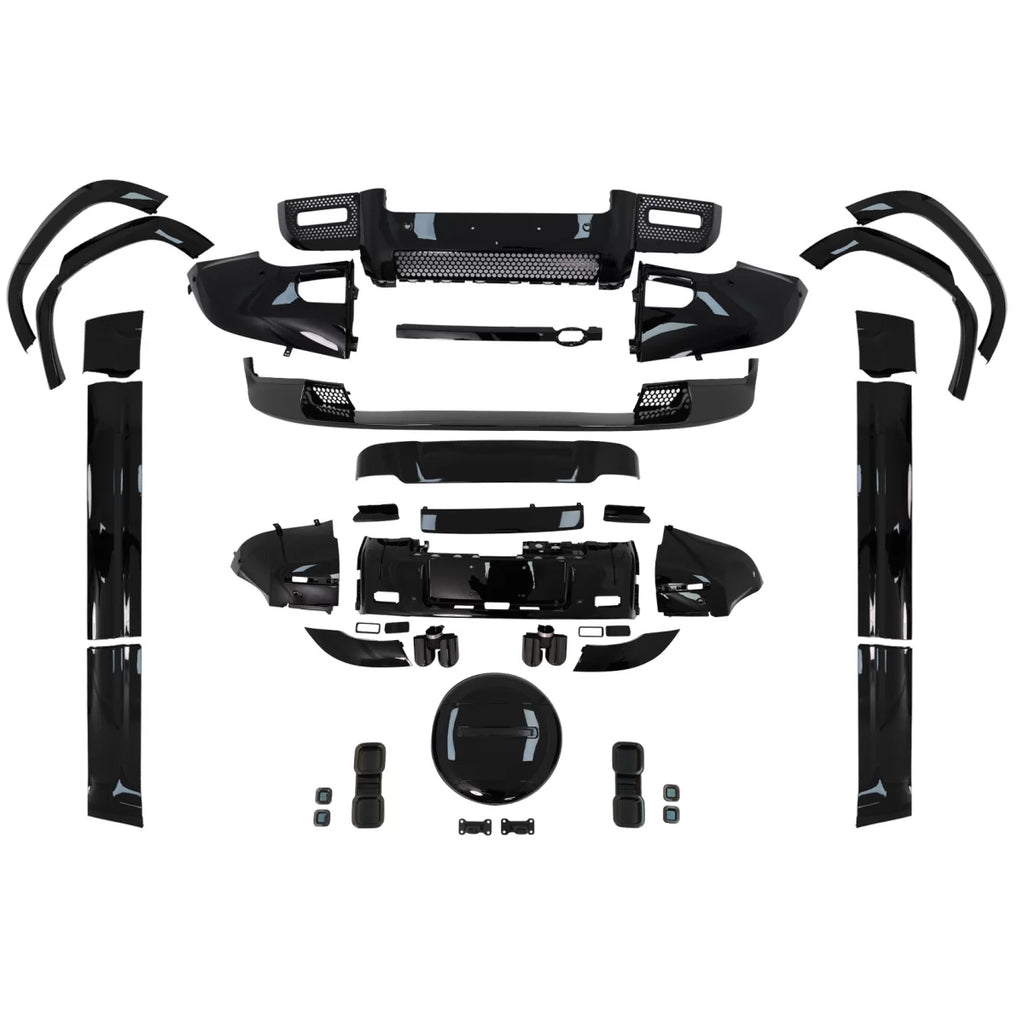 Body kit per Land Rover Defender SUV L663 (2019 e successivi) Nero lucido