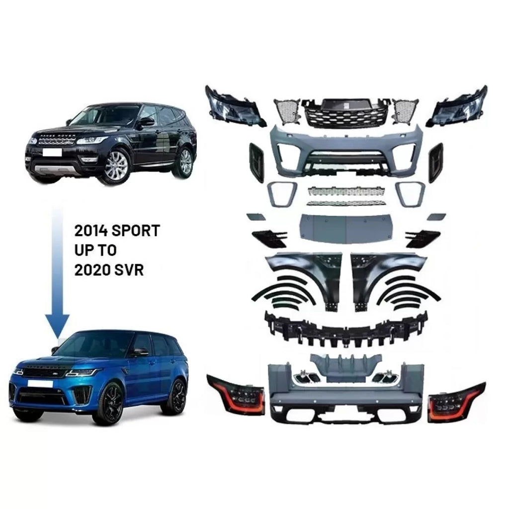 Body kit per Land Rover Range Rover Sport L494 2014-2017 conversione allo stile 2018+ SVR stile