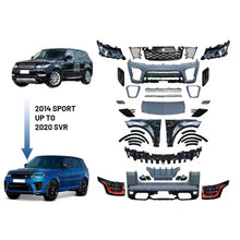Body kit per Land Rover Range Rover Sport L494 2014-2017 conversione allo stile 2018+ SVR stile