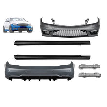 Body kit per Mercedes-Benz Classe C W204 07-14 C63 restyling A design stile con DRL