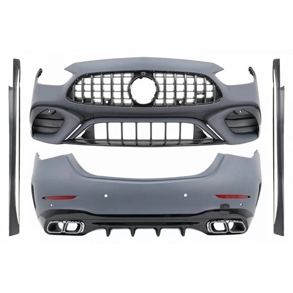 Body kit per Mercedes-Benz Classe C W206 21+ berlina A design C63 stile con griglia & scarico tubi