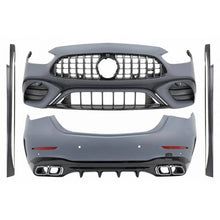 Body kit per Mercedes-Benz Classe C W206 21+ berlina A design C63 stile con griglia &amp; scarico tubi