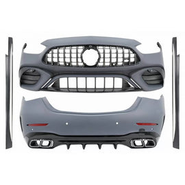 Body kit per Mercedes-Benz Classe C W206 21+ berlina A design C63 stile con griglia & scarico tubi