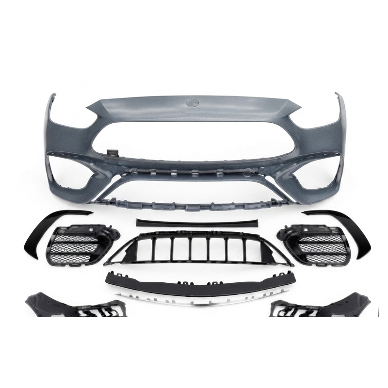 Body Kit Mercedes Classe C W206 4 Porte Look AMG C63 con Parafanghi in Alluminio Mercedes Classe C W206