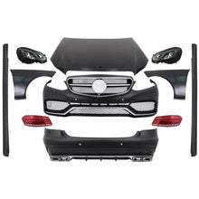 Carica l'immagine nel visualizzatore di Gallery, Body kit per Mercedes Classe E W212 (2009-2012) conversione a restyling E63 design