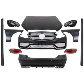 Body kit per Mercedes Classe E W212 (2009-2012) conversione a restyling E63 design