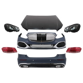 Body kit per Mercedes Classe E W212 (2009-2012) conversione a restyling M design