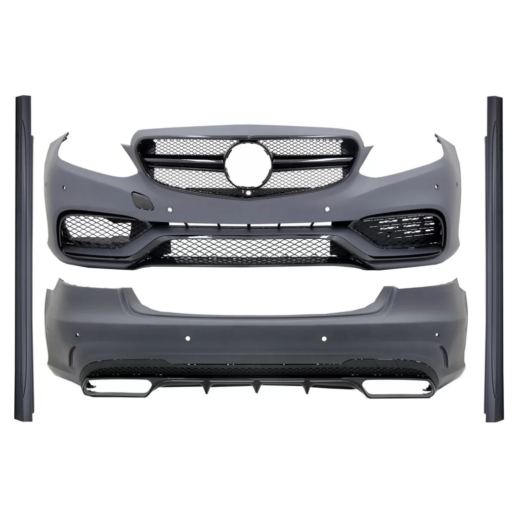 Body kit per Mercedes Classe E W212 restyling (2013-2016) E63 design lucido nero Edition