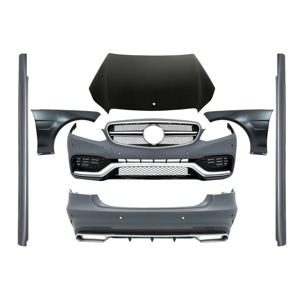 Body kit per Mercedes Classe E W212 restyling (2013-2016) E63 design Minigonne