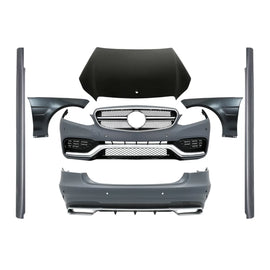 Body kit per Mercedes Classe E W212 restyling (2013-2016) E63 design Minigonne