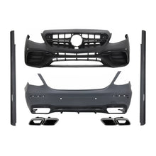 Body kit per Mercedes Classe E W213 (2016-2019) E63 design con Terminali di scarico cromato
