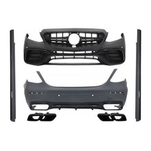 Body kit per Mercedes Classe E W213 (2016-2019) E63 design con Terminali di scarico nero