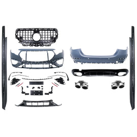 Body kit per Mercedes Classe E W214 (2023-2026) conversione a E53 design Terminali di scarico
