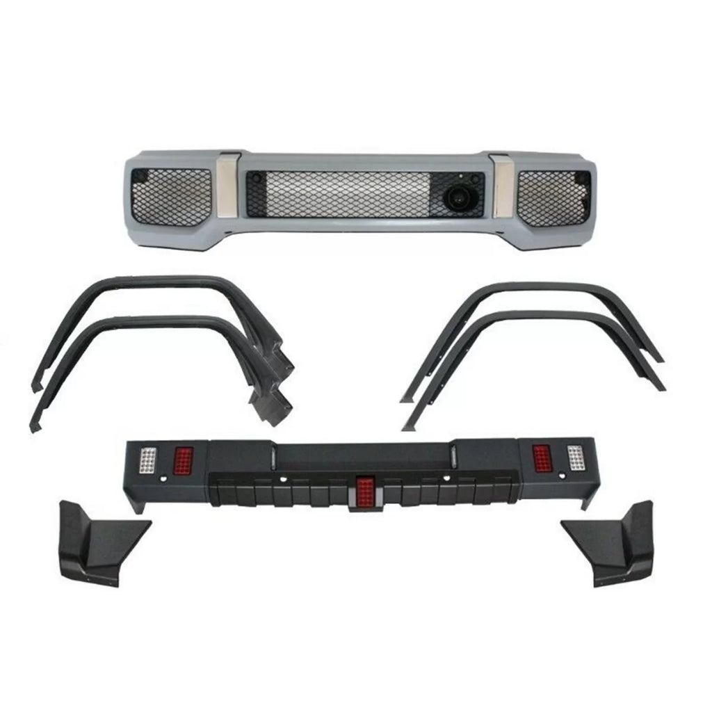 Body kit per Mercedes Classe G W463 (1989-2018) G63 G65 design con allargamenti parafanghi passaruota