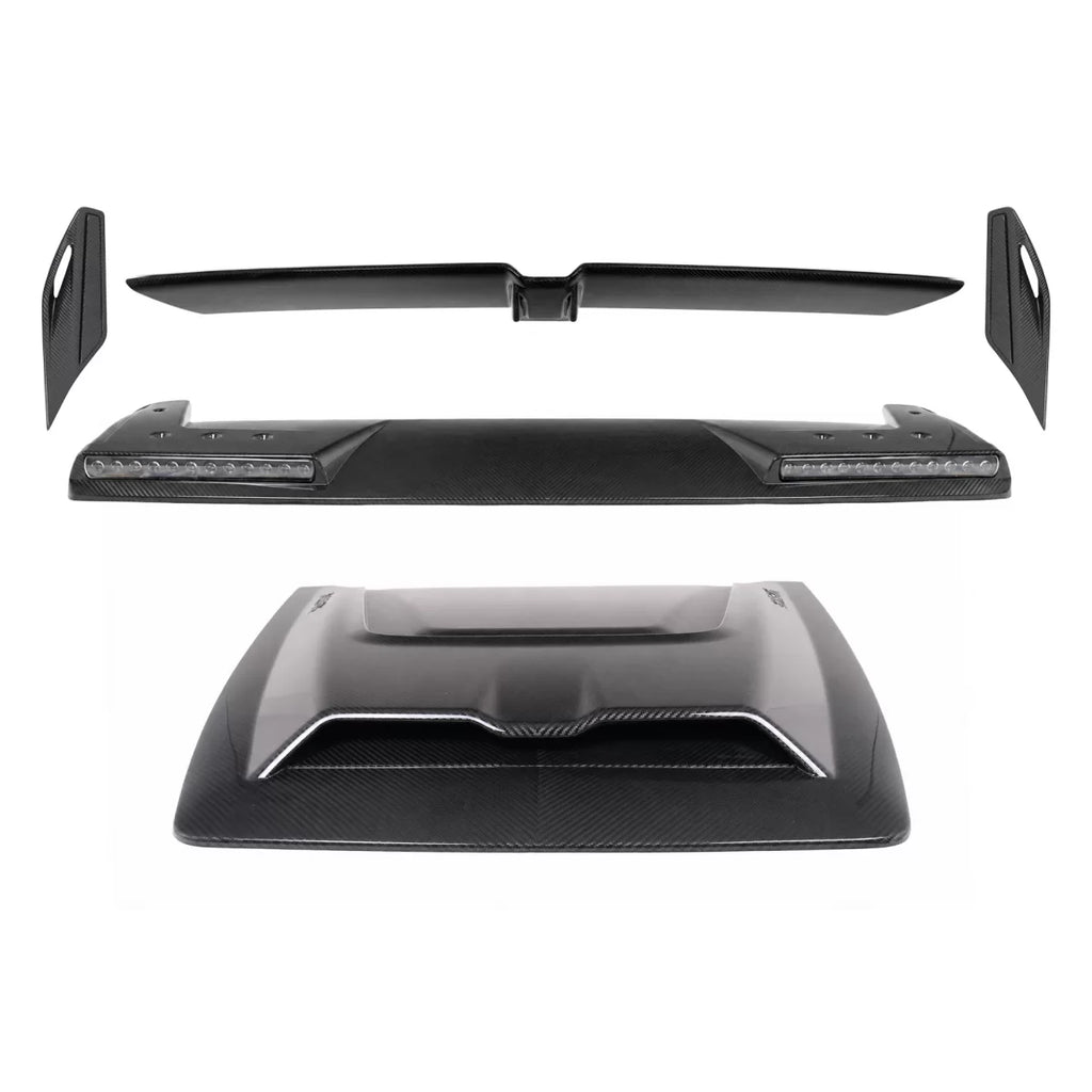 Body kit cofano presa d’aria Spoiler per Mercedes Classe G W465 (2024 e successivi) Dry carbonio B-design