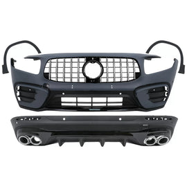 Body kit per Mercedes GLB X247 (2019-2023) GLB35 design doppio rotondo Terminali di scarico