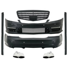 Body kit per Mercedes Classe S W221 (2005-2011) con Griglia anteriore Nero lucido e Terminali di scarico