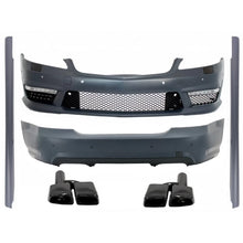 Body kit per Mercedes Classe S W221 (2005-2011) S63 S65 design con Terminali di scarico nero Edition