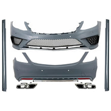 Carica l'immagine nel visualizzatore di Gallery, Body kit per Mercedes Classe S W222 (2013-06.2017) lungo versione con Terminali di scarico S63 design cromato Special