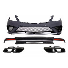 Body kit per Mercedes Classe S W222 Sport Line kit (2013-06.2017) S63 design con nero Terminali di scarico
