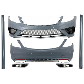 Body kit per Mercedes W222 Classe S (2013-06.2017) lungo versione con Terminali di scarico S65 cromato Special Edition