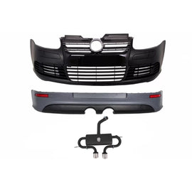 Body kit per VW Golf 5 (2005-2007) R32 design Sistema di scarico Paraurti anteriore Nero lucido