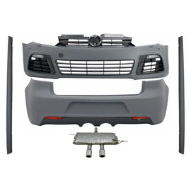 Body kit per VW Golf VI 6 MK6 (2008-2013) R20 design con Minigonne e completo Sistema di scarico Catback silenziatore