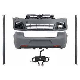 Body kit per VW Golf VI 6 MK6 (2008-2013) R20 design con Minigonne e completo Sistema di scarico Catback